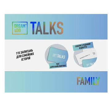 Настільна гра 1DEA Dream&Do Talks - Сімейний / Dream & Do Talks Family 1DEA001 фото
