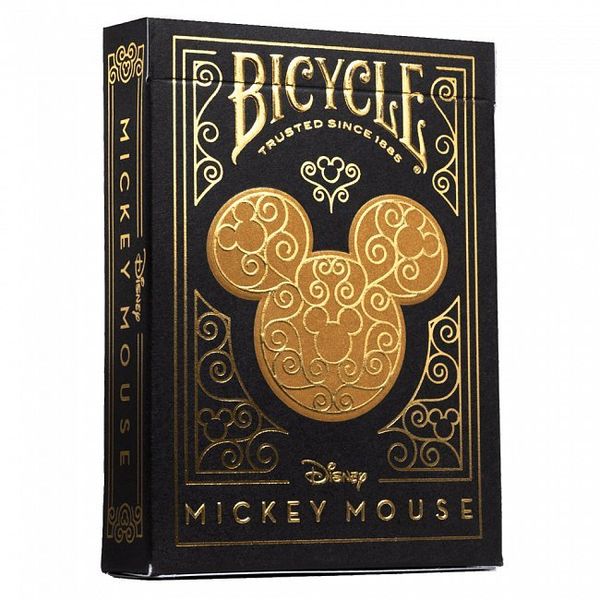 Гральні карти Bicycle Disney Mickey Mouse inspired Black and Gold TH036 фото