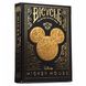 Гральні карти Bicycle Disney Mickey Mouse inspired Black and Gold TH036 фото 1