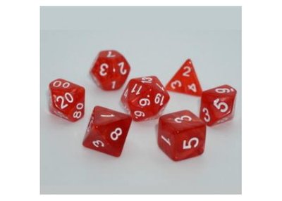 Набір кубиків Pearl 7 Dice Set - Red g7dpearl03 фото