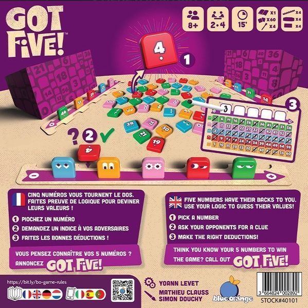 Настільна гра Got Five!/ У мене пʼять! FeI26088 фото