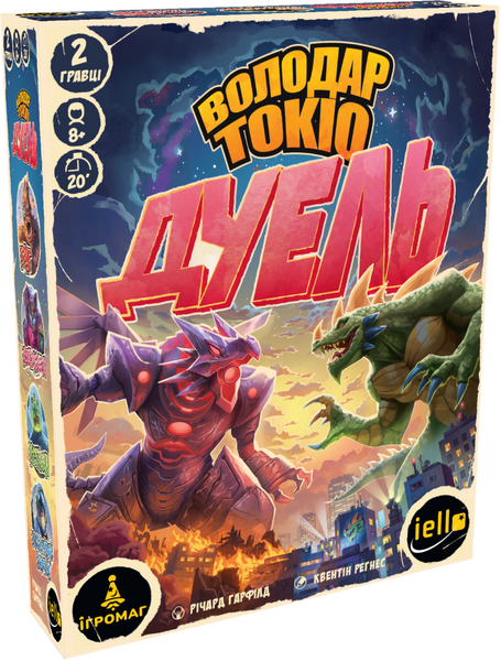 Настільна гра Володар Токіо. Дуель / King of Tokyo: Duel Tokyo9358 фото