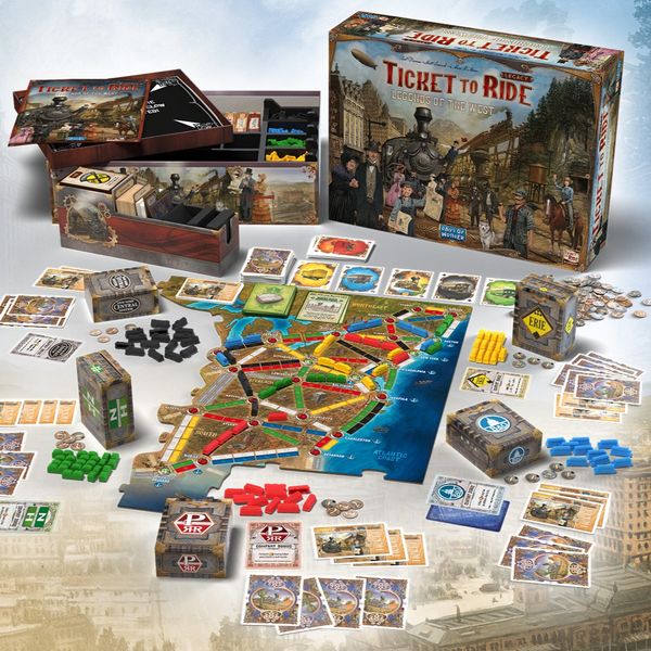 Настільна гра Ticket to Ride Legacy: Legends of the West / Квиток на Потяг: Легенди Заходу TTR_WL фото