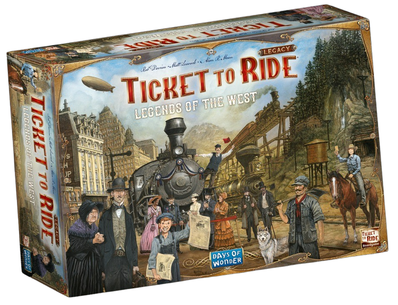 Настільна гра Ticket to Ride Legacy: Legends of the West / Квиток на Потяг: Легенди Заходу TTR_WL фото