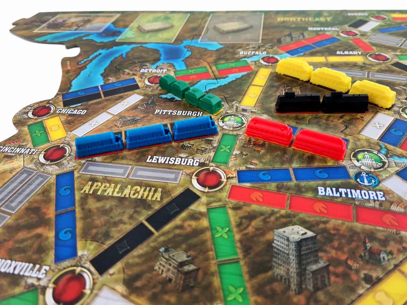 Настільна гра Ticket to Ride Legacy: Legends of the West / Квиток на Потяг: Легенди Заходу TTR_WL фото