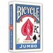 Гральні Карти Bicycle Jumbo Index red/blue TH028 фото 1