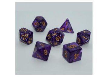 Набір кубиків Pearl 7 Dice Set - Dark Purple g7dpearl13 фото