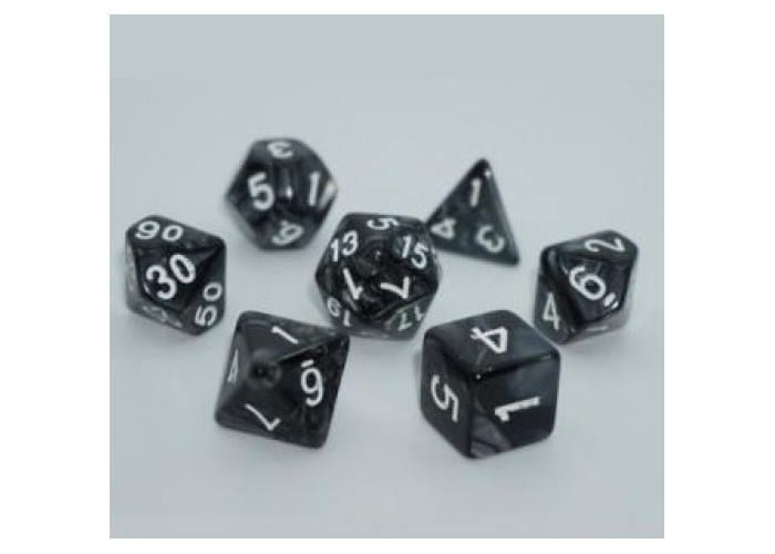 Набір кубиків Pearl 7 Dice Set - Black  g7dpearl02 фото