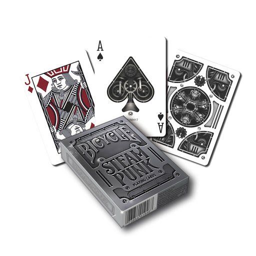 Гральні Карти Bicycle Steampunk Playing Cards Silver TH049 фото