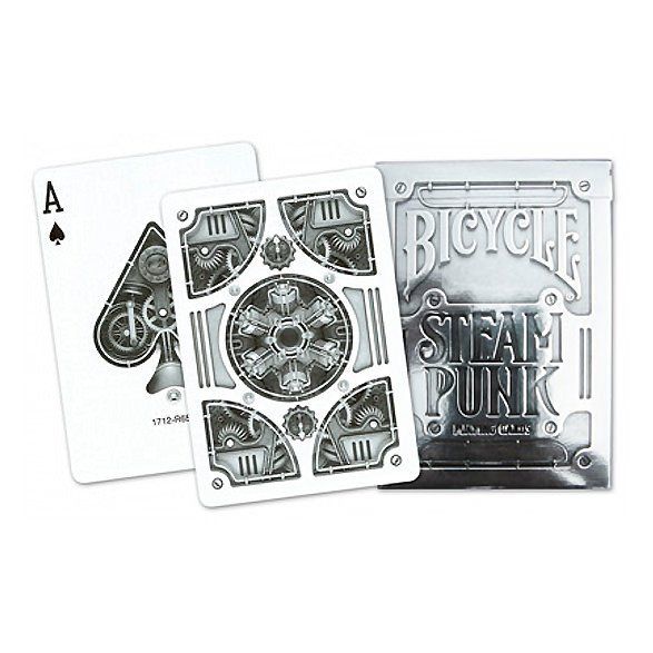 Гральні Карти Bicycle Steampunk Playing Cards Silver TH049 фото