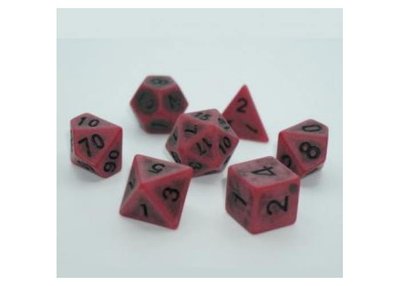 Набір кубиків Ancient 7 Dice Set - Coral g7danc02 фото