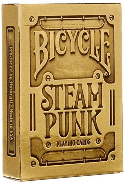 Гральні Карти Bicycle Steampunk Gold Playing Cards TH050 фото