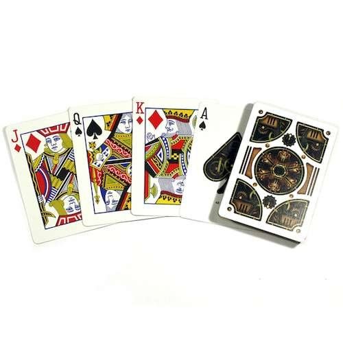 Гральні Карти Bicycle Steampunk Gold Playing Cards TH050 фото