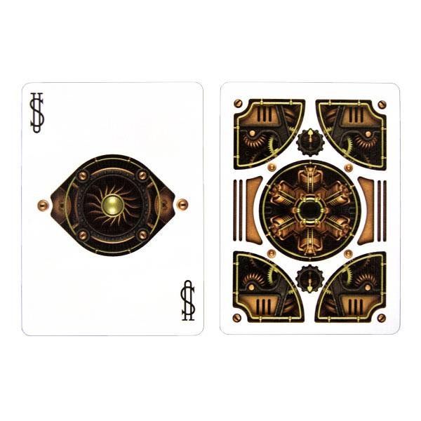 Гральні Карти Bicycle Steampunk Gold Playing Cards TH050 фото