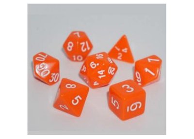 Набір кубиків Opaque 7 Dice Set - Orange  g7dopaq03 фото