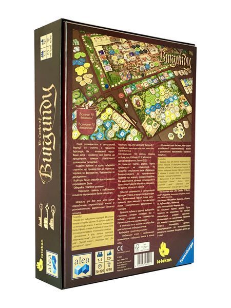 Настільна гра Замки Бургундії. Українське видання / Castles of Burgundy Lelekan 001 фото