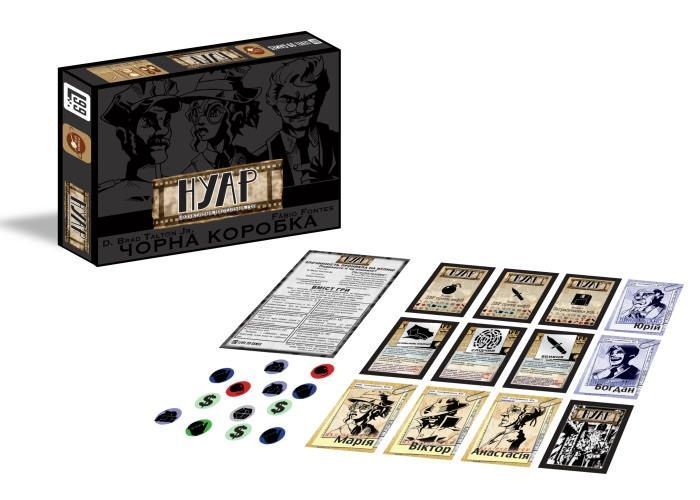 Настільна гра Нуар. Дедуктивна настільна гра /NOIR: Deductive Mystery Game - Black Box Edition planeta01 фото