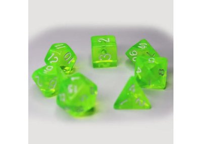 Набір кубиків Transparent 7 Dice Set - Light green g7dtran13 фото