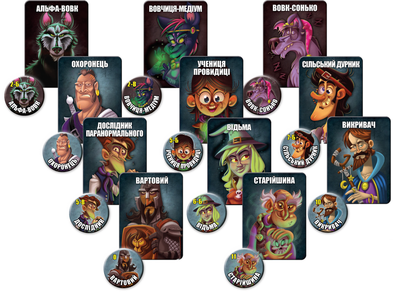 Настільна гра Остання ніч: Світанок /One Night Ultimate Werewolf: Daybreak G7danc15 фото