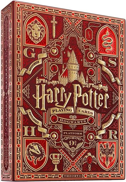 Покерні карти Harry Potter Playing Cards - Red (Gryffindor) TH008 фото