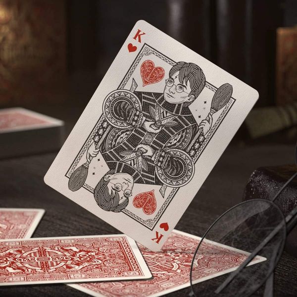 Покерні карти Harry Potter Playing Cards - Red (Gryffindor) TH008 фото