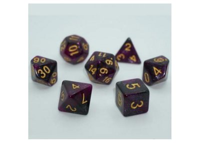 Набір кубиків Galaxy 7 Dice Set - Dark purple g7dgala04 фото