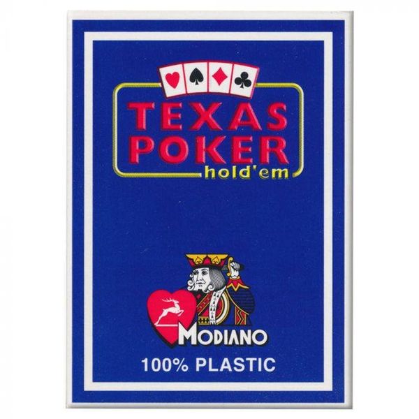 Гральні Карти Modiano Texas Poker 100% Plastic TH025 фото