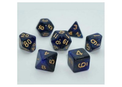 Набір кубиків Galaxy 7 Dice Set - Dark blue  g7dgala02 фото