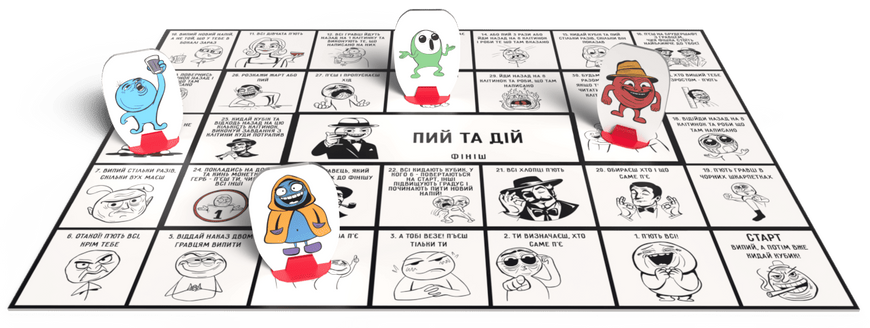 Настільна гра Пий та Дій 0047 фото
