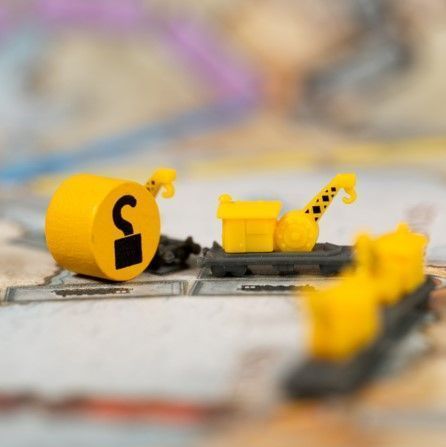Промонабір для гри Квиток на потяг 2 жовтий/Ticket to Ride: 20th Anniversary Deluxe Train Set DOWTTRTS2 фото